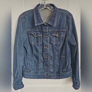 LL BEAN Womens Classic Blue Denim, Jean Jacket